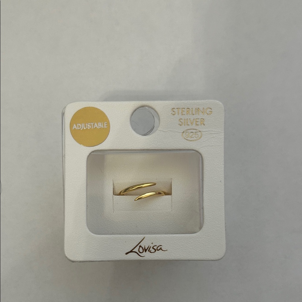 Lovisa Gold Adjustable Double Band Ring